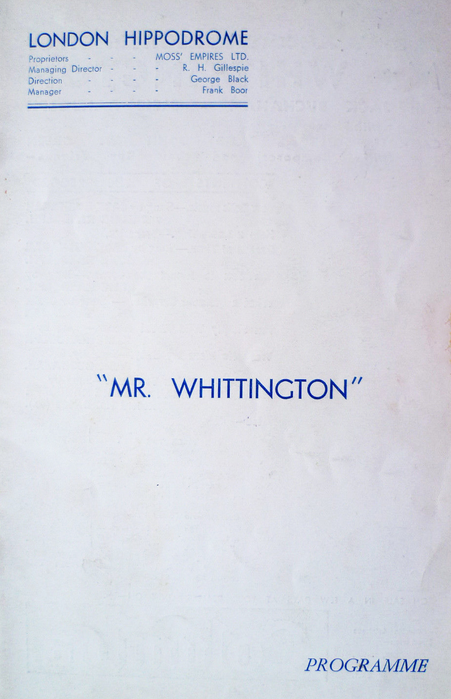 Mr Whittington