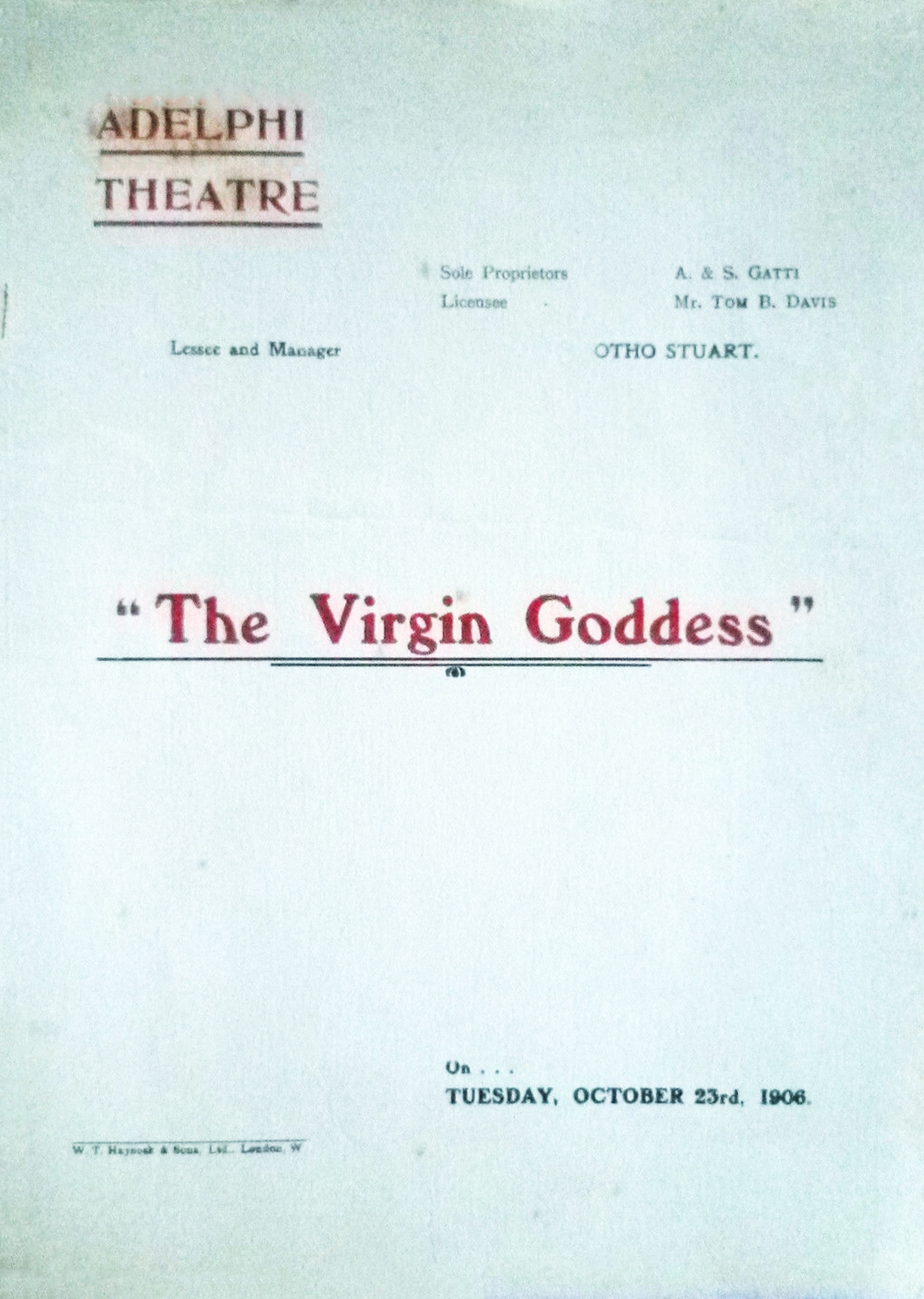 Virgin Goddess (The)