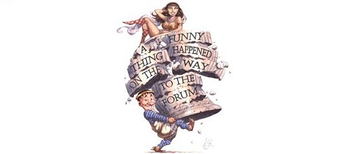 A funny thing happened on the way to the Forum