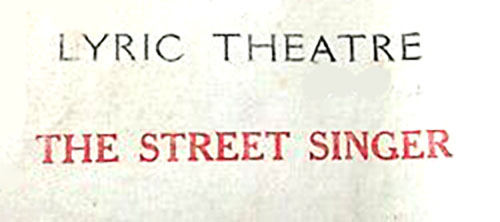 Street Singer (The)