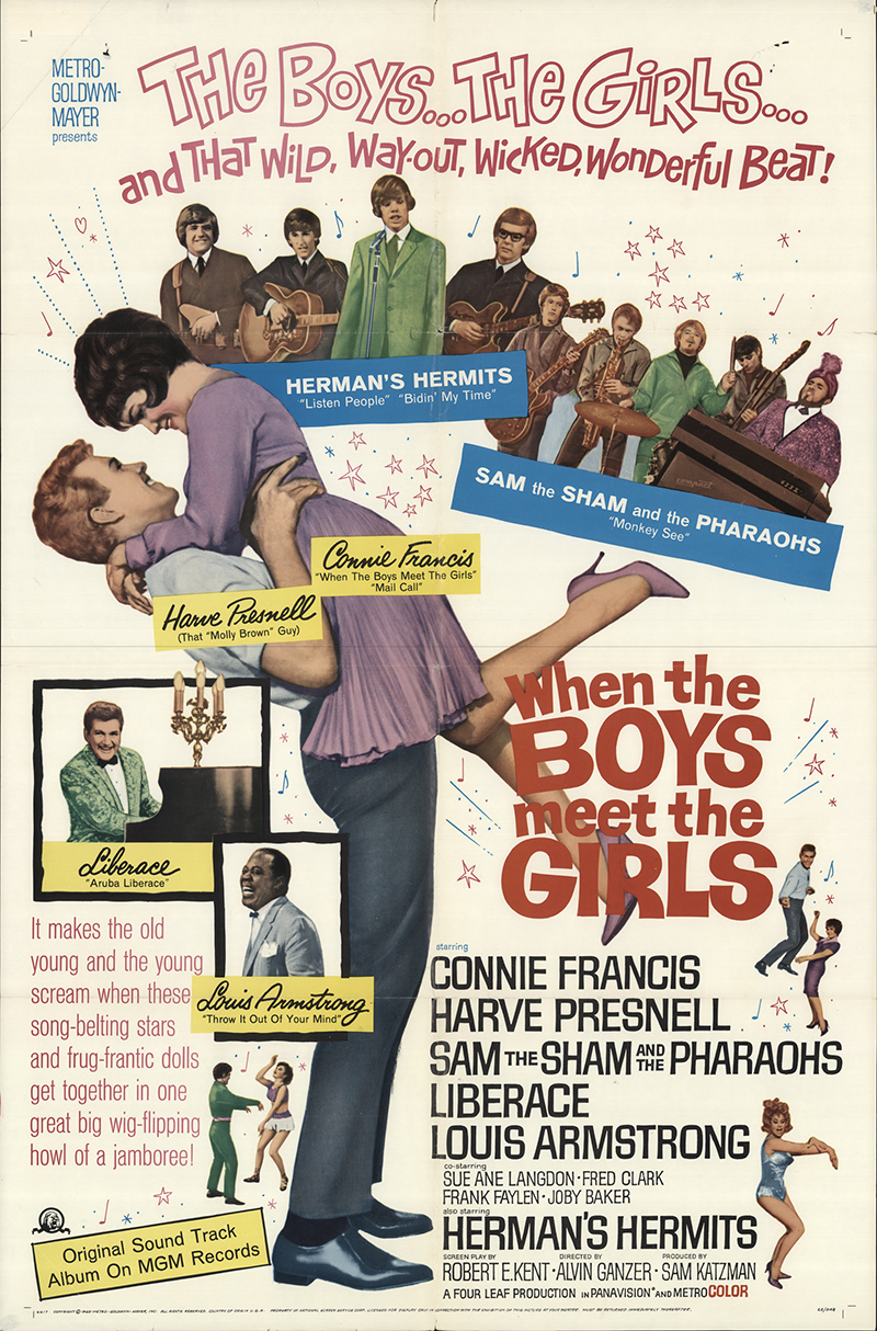 «When the Boys meet the Girls»<br>Film (1965) - MGM «When the Boys meet the Girls» Film (1965) - MGM