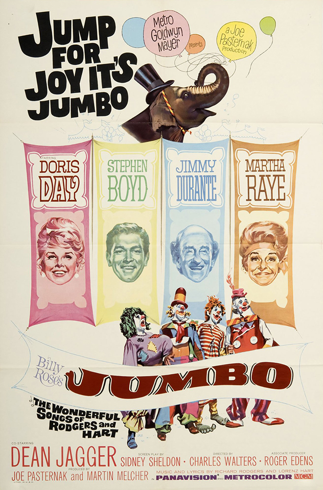 «Jumbo» - Affiche du film de 1962 «Jumbo» - Affiche du film de 1962