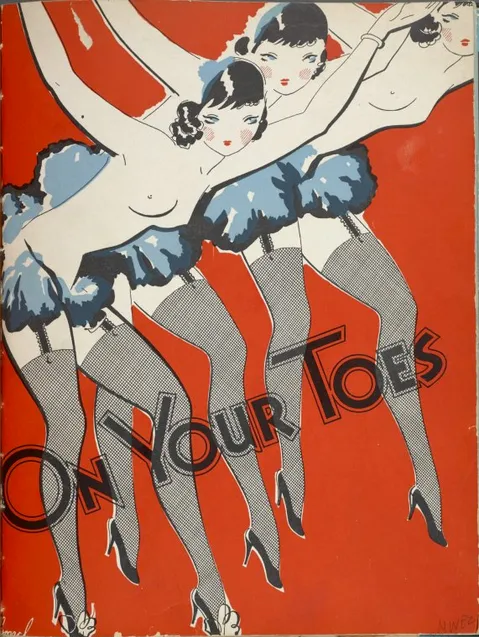 «On Your Toes» - Souvenir Brochure à Broadway «On Your Toes» - Souvenir Brochure à Broadway