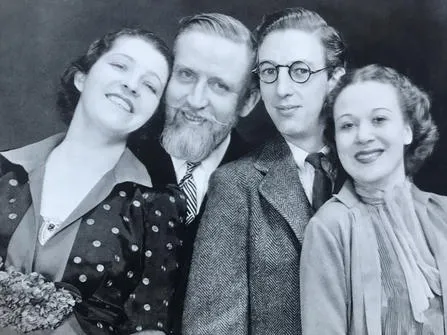 Luella Gear, Monty Woolley, Ray Bolger
et Doris Carson «On Your Toes» - Broadway 1936