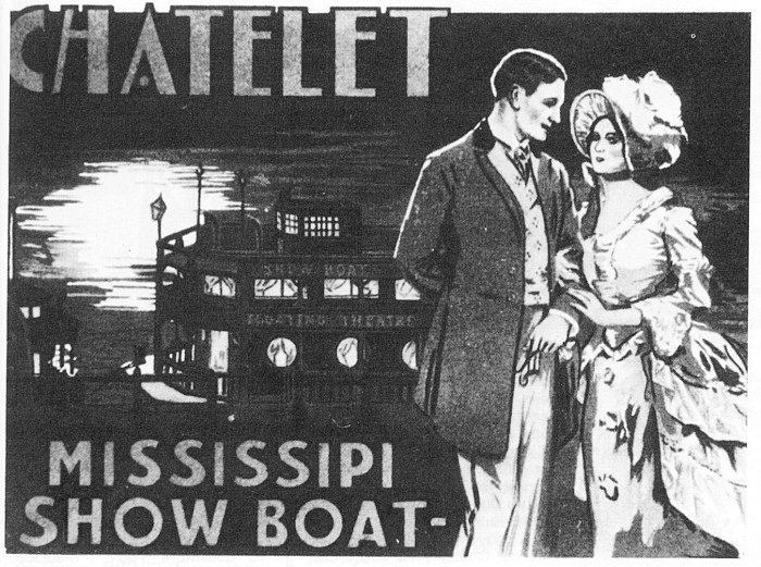 "Show Boat" - Paris - 1929 "Show Boat" - Paris - 1929