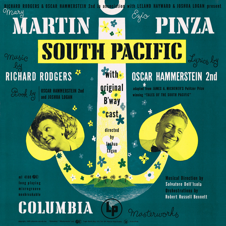 «South Pacific» LP Original Cast (1949)