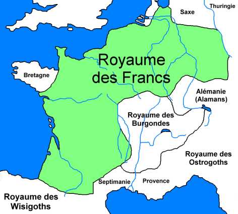 Le Royaume des Francs sous Clovis