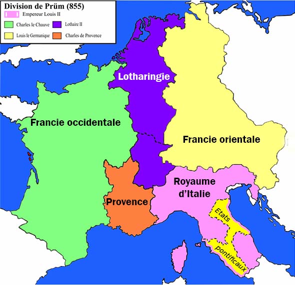 Le partage de Prüm (855)