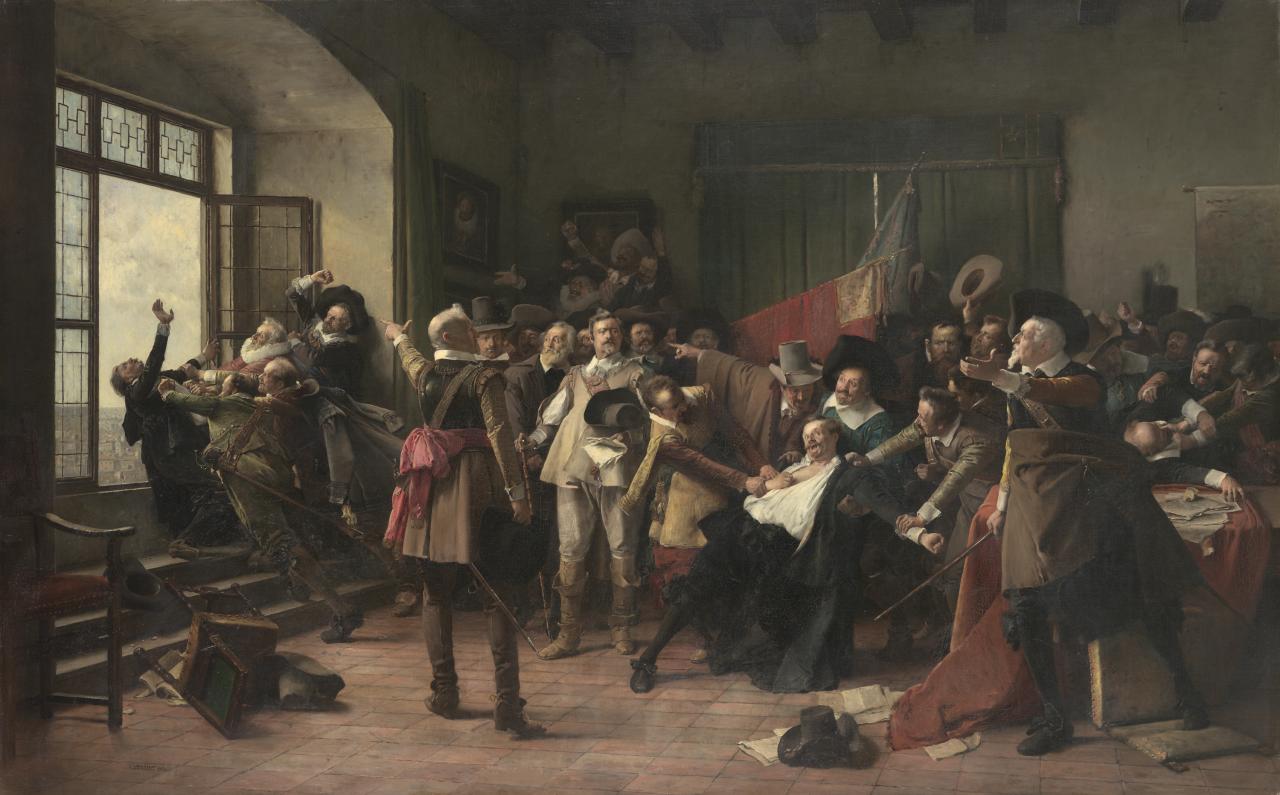 «La défenestration, 1618»