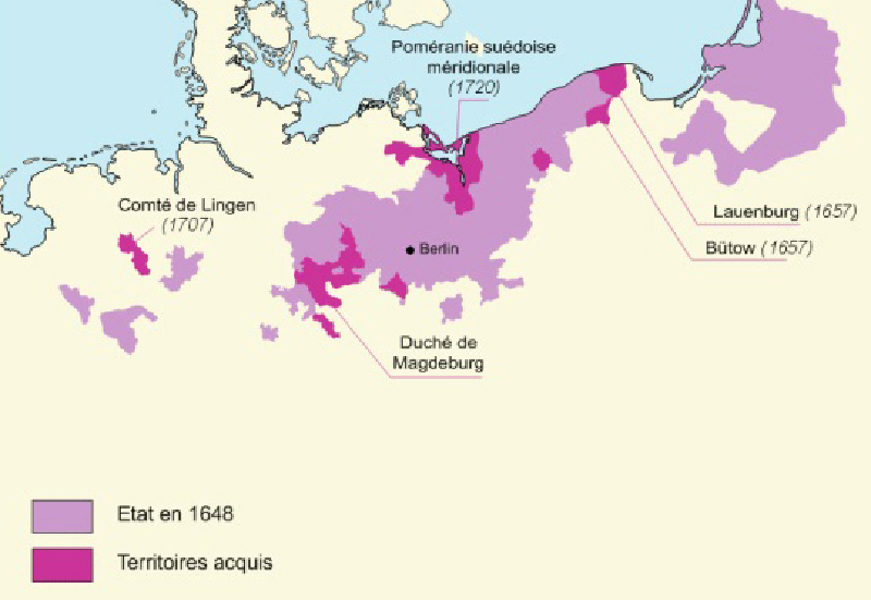 Le Royaume de Prusse en 1740