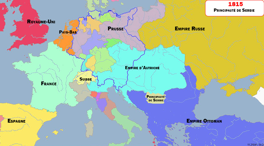 La Principauté de Serbie