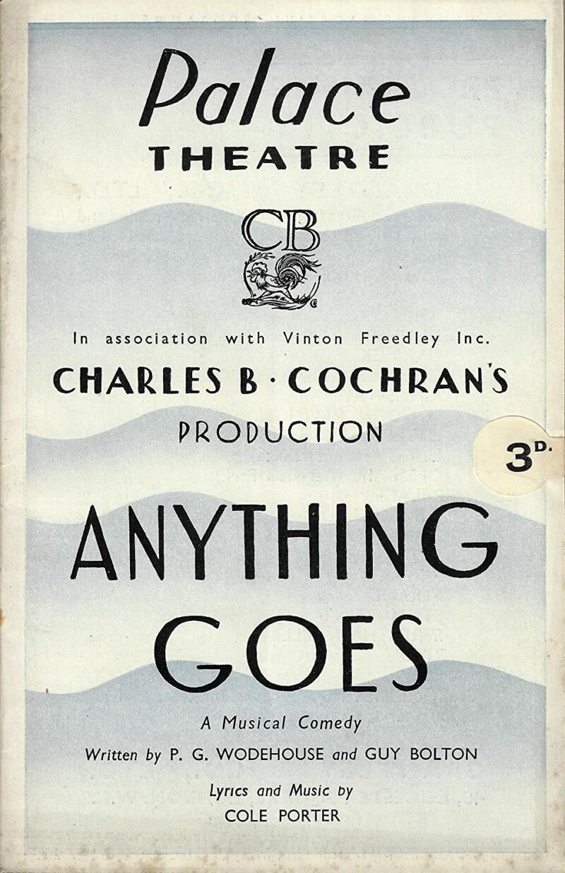 «Anything goes»<br>London 1935 «Anything goes» - London 1935