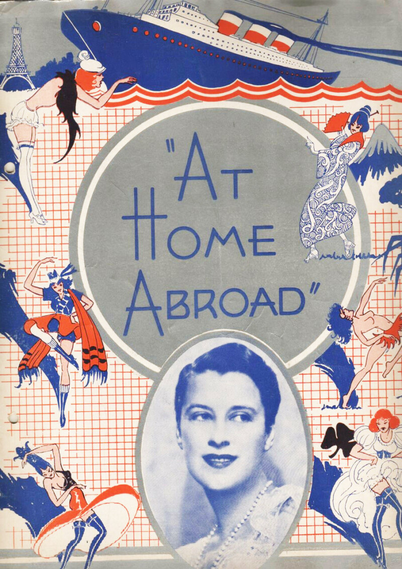 "At Home Abroad" - Souvenir Borchure 1935 - Beatrice Lillie "At Home Abroad" - Souvenir Borchure 1935 - Beatrice Lillie