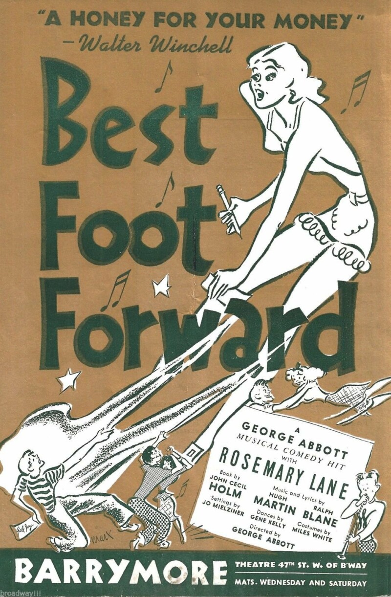 «Best Food Forward» - Barrymore Theatre - Broadway - 1941 «Best Food Forward» - Barrymore Theatre - Broadway - 1941