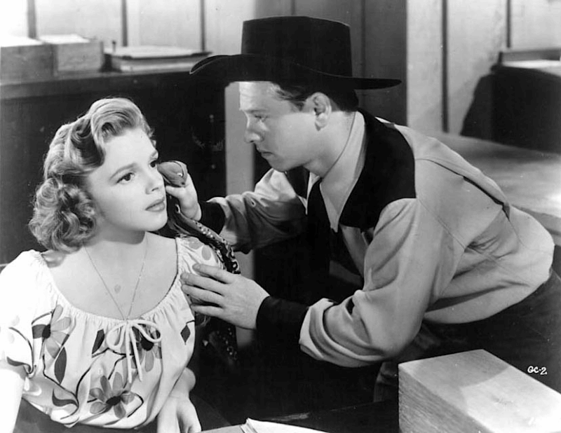 Judy Garland et Mickey Rooney<br>«Girl Crazy» - Film (1943) - MGM Judy Garland et Mickey Rooney «Girl Crazy» - Film (1943) - MGM
