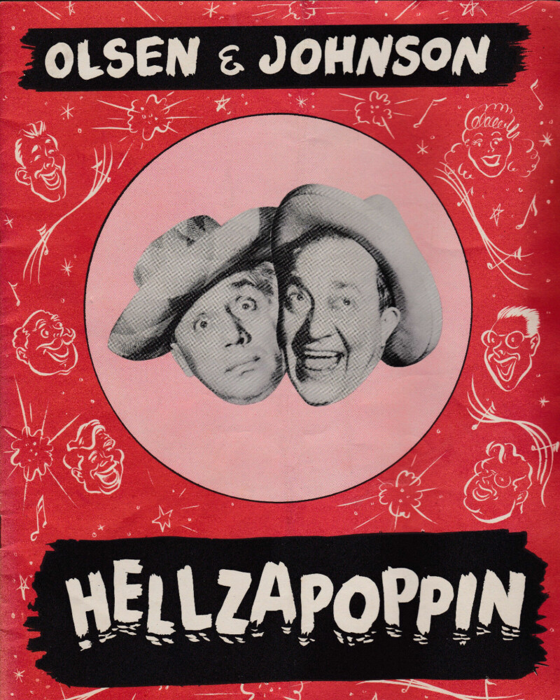 "Hellzapoppin" - Souvenir Borchure - Olsen & Johnson Hellzapoppin