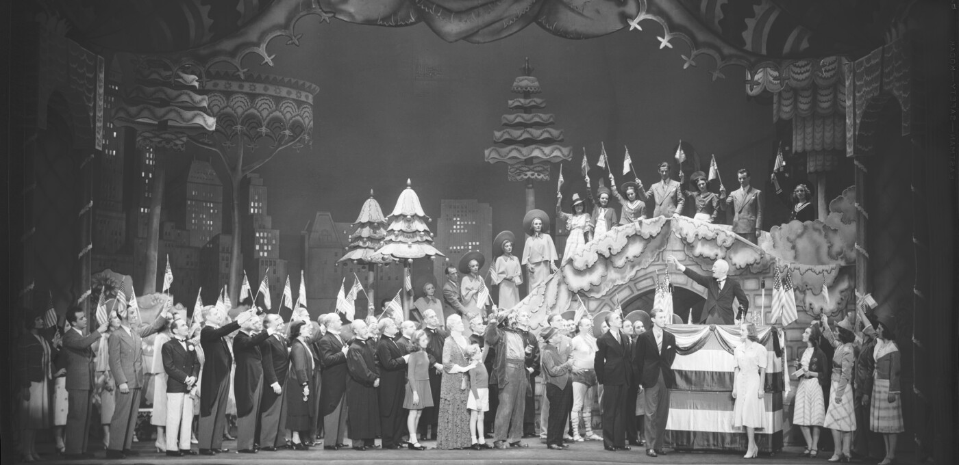 La troupe de «I'd rather be right» - Broadway (1937) La troupe de «I'd rather be right» - Broadway (1937)