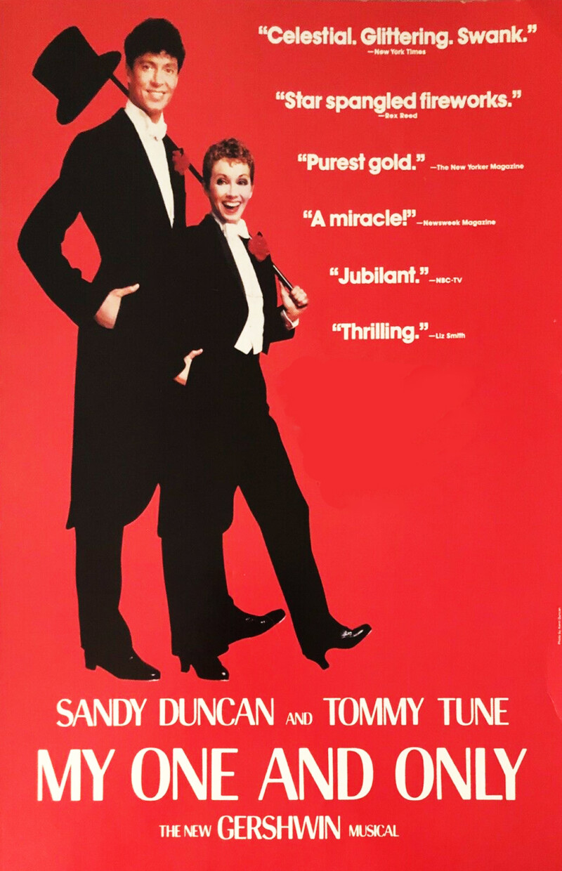 «My One and Only»<br>Affiche à Broadway «My One and Only» Affiche à Broadway