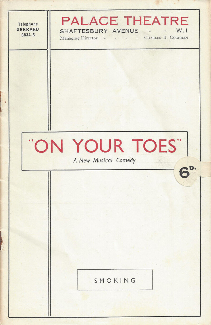 «On Your Toes» - London «On Your Toes» - London