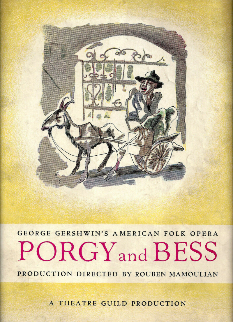 Souvenir Programme<br>
Production originale à Broadway à L'Alvin Theatre en 1935 Souvenir Programme Production originale à Broadway à L'Alvin Theatre en 1935