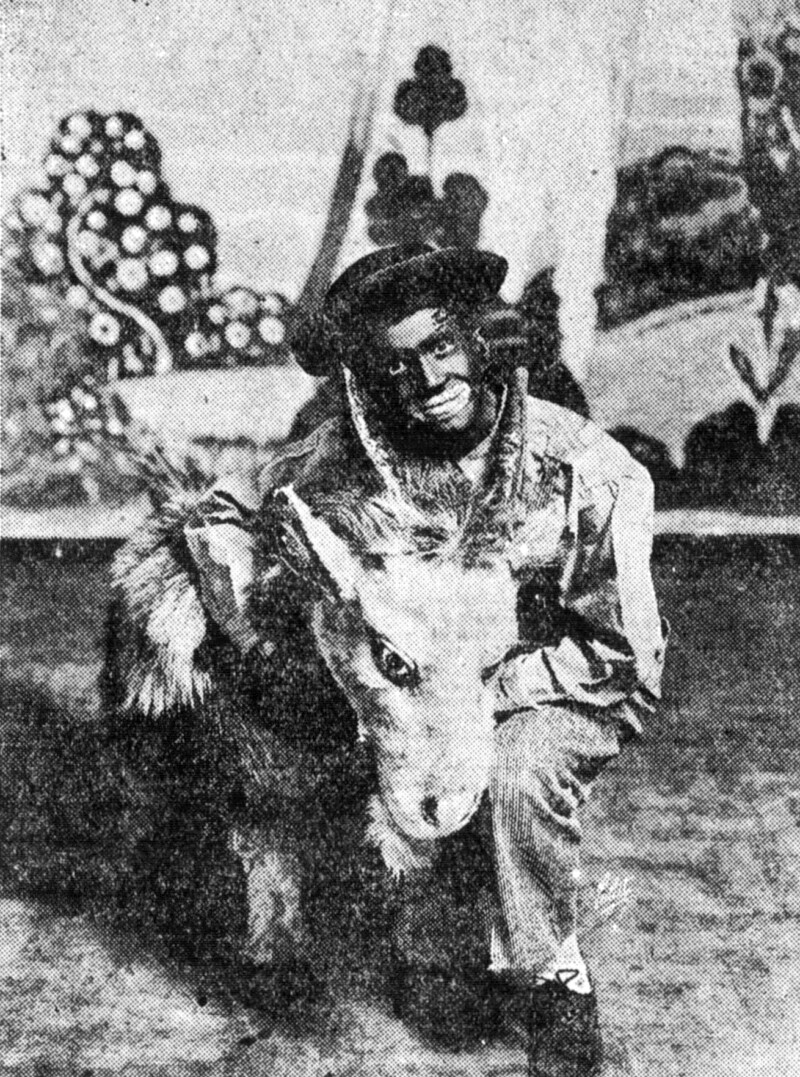 Al Jolson dans «Robinson Crusoe Jr.» Al Jolson dans «Robinson Crusoe Jr.»