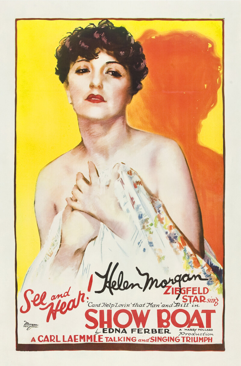 Affiche promotionnelle Show Boat 1929 Affiche