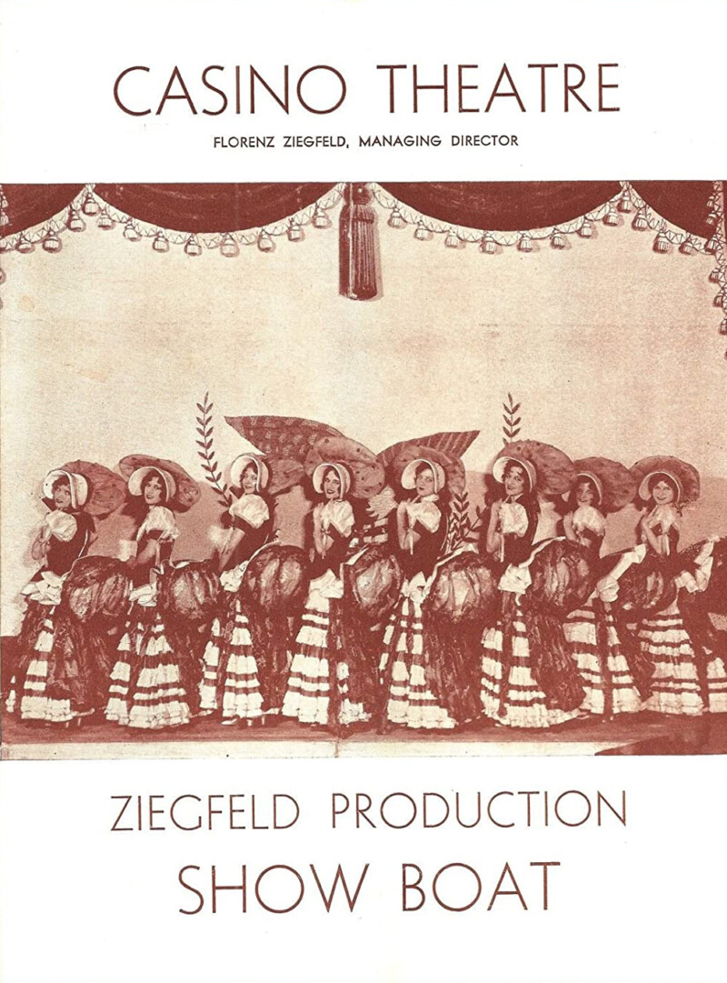 Programme du revival de 1932 de "Show Boat" à Broadway Show Boat 1932 Program