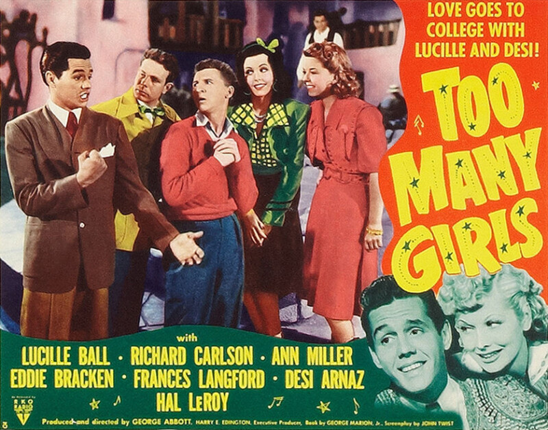 «Too many Girls» - Affiche du film «Too many Girls» - Affiche du film