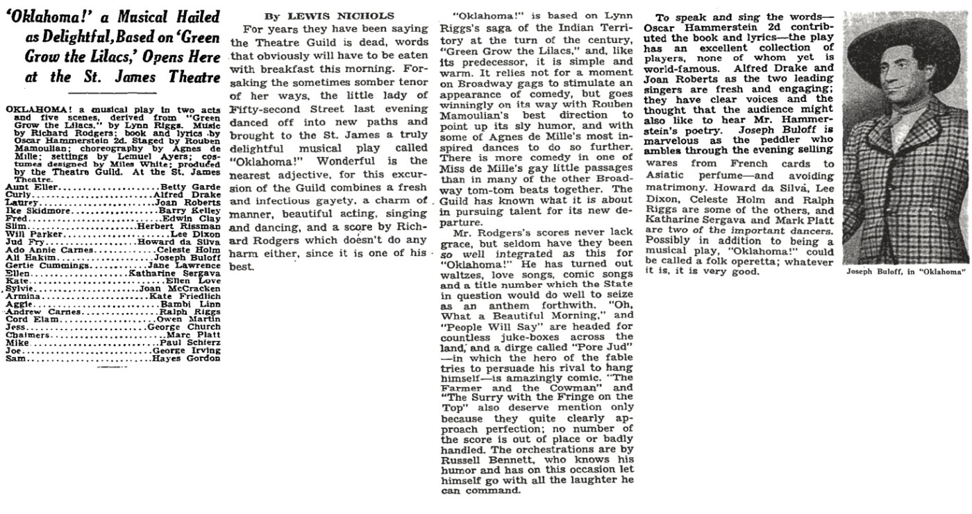New York Times (1er avril 1943) New York Times (1er avril 1943)